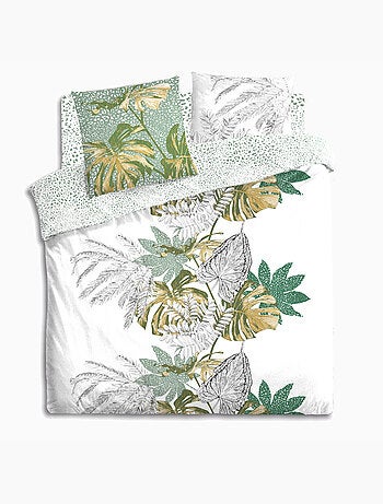 Set di biancheria da letto monstera in cotone 240x220cm