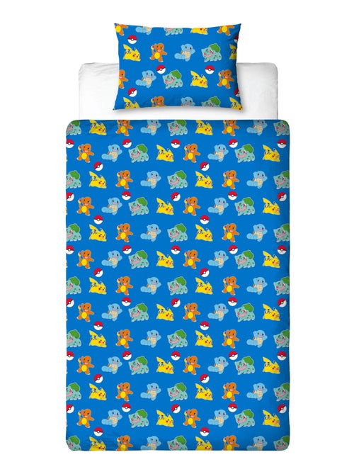 Set di biancheria da letto Pokémon, microfibra certificata Oeko-Tex, letto singolo, FRIENDS - Kiabi Set di biancheria da letto Pokémon, microfibra certificata Oeko-Tex, letto singolo, FRIENDS - Kiabi