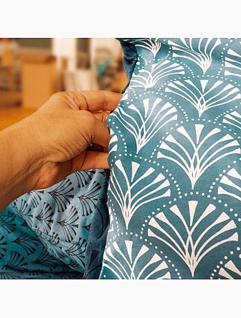Set di biancheria da letto reversibile geometrico a 3 pezzi