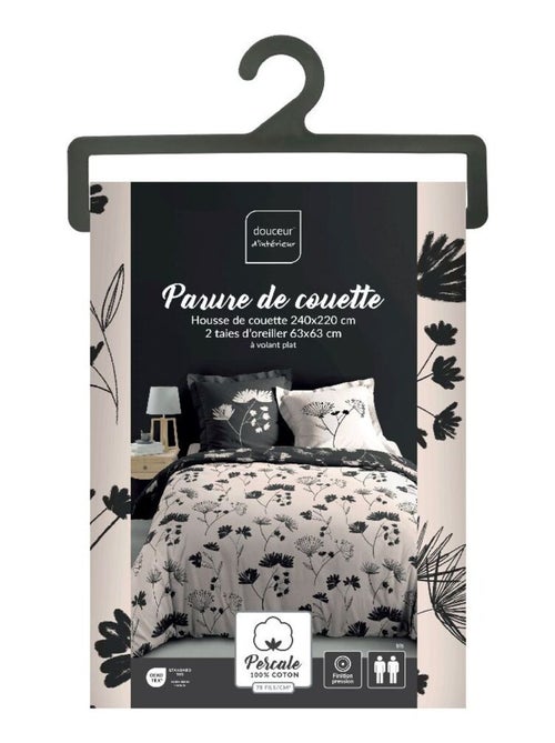 Set di biancheria da letto reversibile Iris 3 pezzi - Kiabi