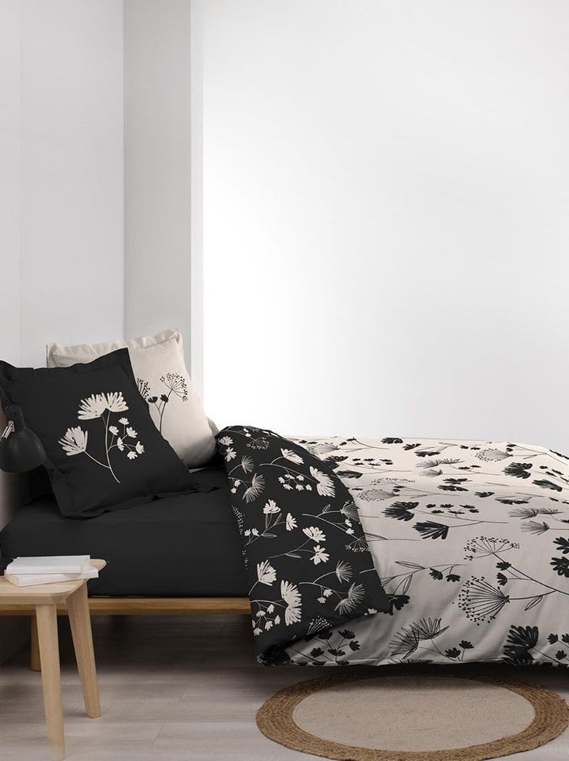 Set di biancheria da letto reversibile Iris 3 pezzi Bianco - Kiabi