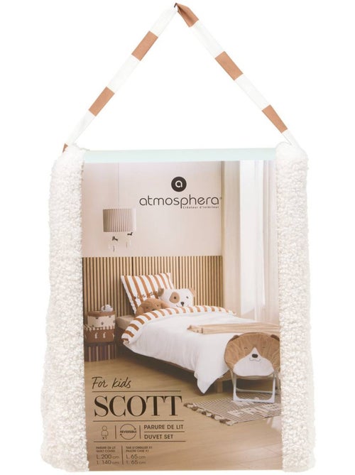 Set di biancheria da letto reversibile per bambini con effetto bouclette - Kiabi