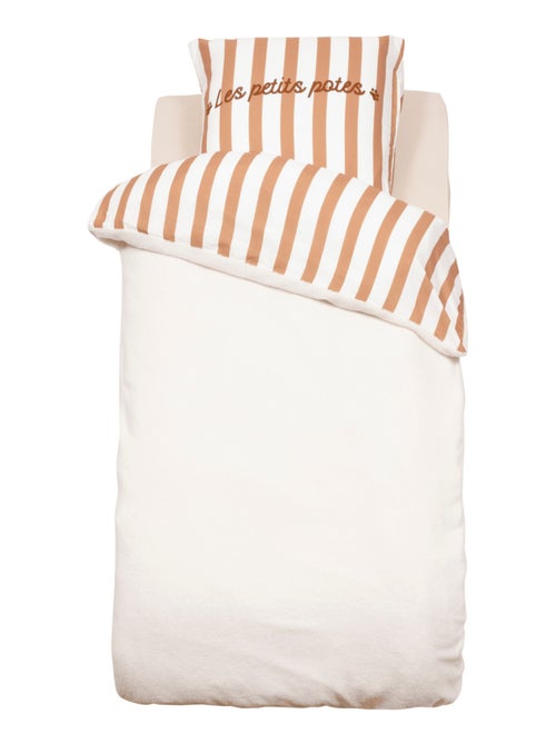 Set di biancheria da letto reversibile per bambini con effetto bouclette - Kiabi