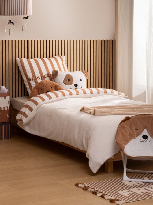 Set di biancheria da letto reversibile per bambini con effetto bouclette - Kiabi