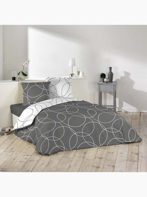 Set di biancheria da letto stampata "Cercles - Kiabi