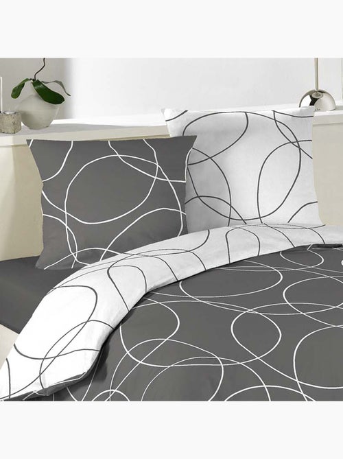 Set di biancheria da letto stampata "Cercles - Kiabi