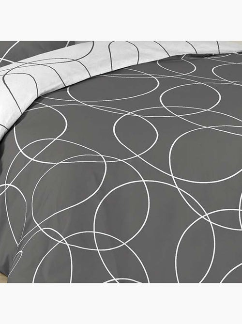 Set di biancheria da letto stampata "Cercles - Kiabi