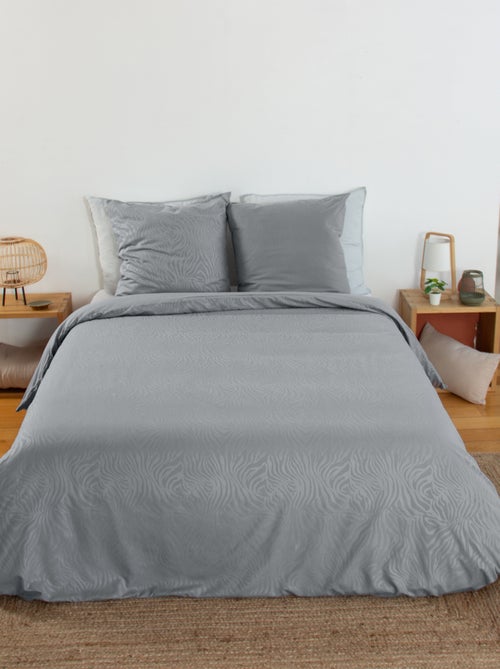 Set di biancheria da letto zebrata 3 pezzi, copertina e federe - Kiabi