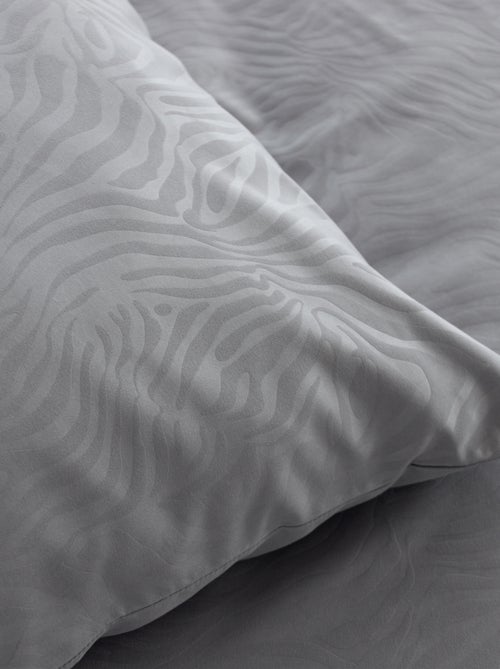 Set di biancheria da letto zebrata 3 pezzi, copertina e federe - Kiabi