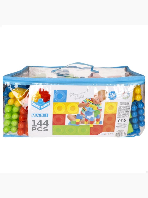 Set di blocchi da costruzione da 144 pezzi maxi color block - Kiabi