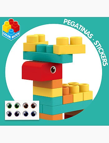 Set di blocchi da costruzione flexi da 52 pezzi color block