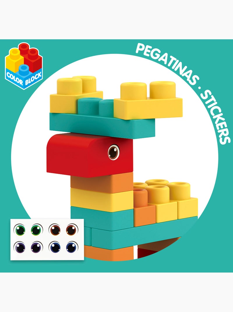 Set di blocchi da costruzione flexi da 52 pezzi color block N/D - Kiabi