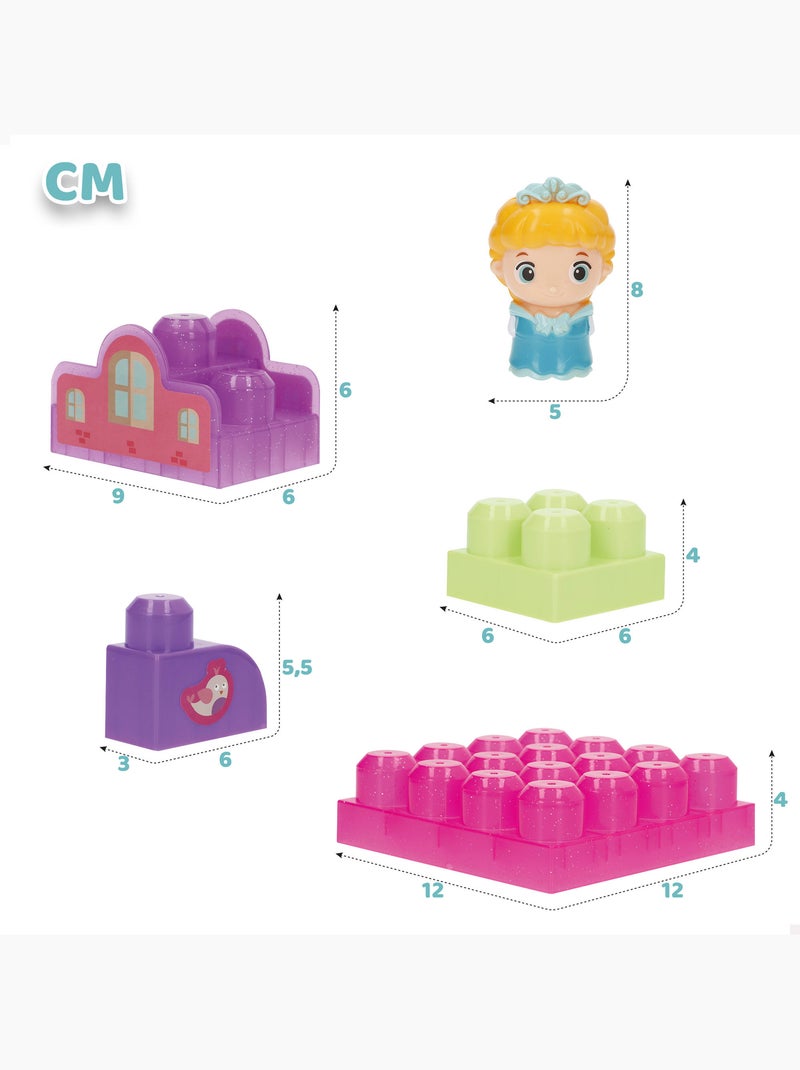 Set di blocchi da costruzione princess 20 pezzi colorbaby N/D - Kiabi