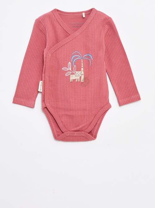 Set di body a coste e manica lunga 2 pezzi - Kiabi