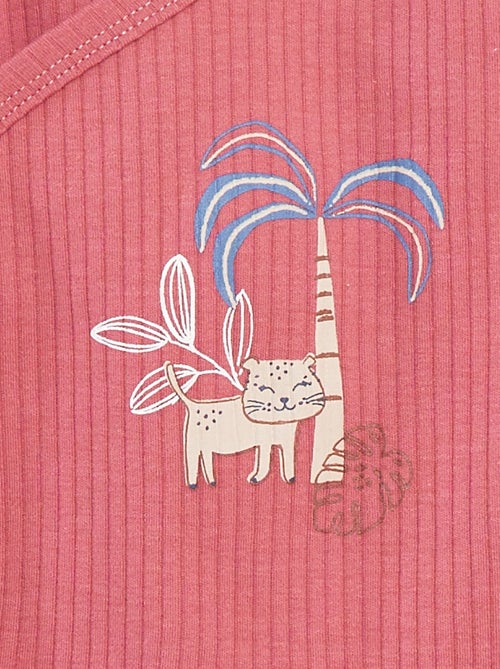 Set di body a coste e manica lunga 2 pezzi - Kiabi