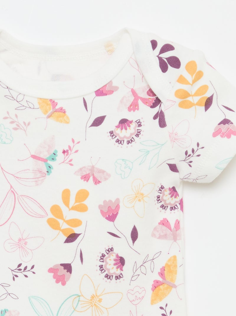 Set di body a maniche corte Viola - Kiabi
