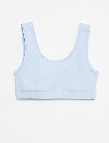 Set di brassiere in maglia a costine