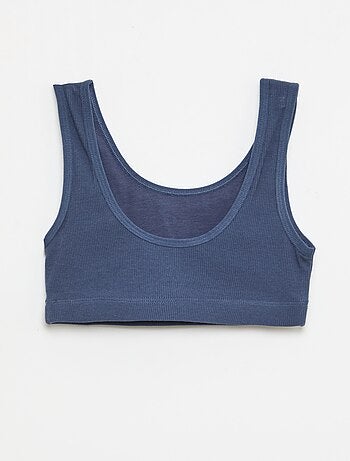 Set di brassiere in maglia a costine