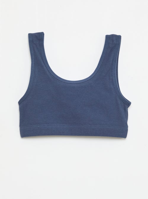 Set di brassiere in maglia a costine - Kiabi