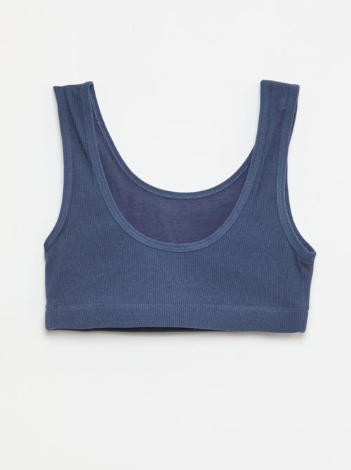 Set di brassiere in maglia a costine - Kiabi