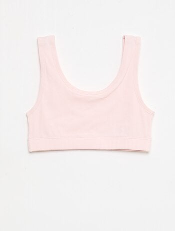 Set di brassiere in maglia a costine