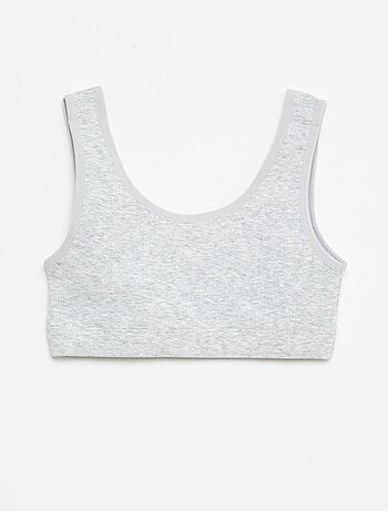 Set di brassiere in maglia a costine