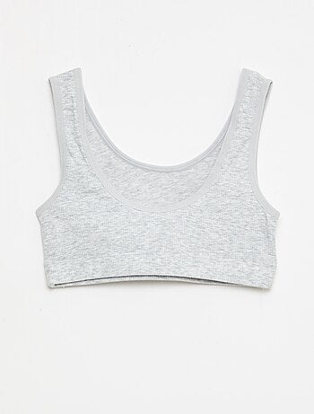 Set di brassiere in maglia a costine