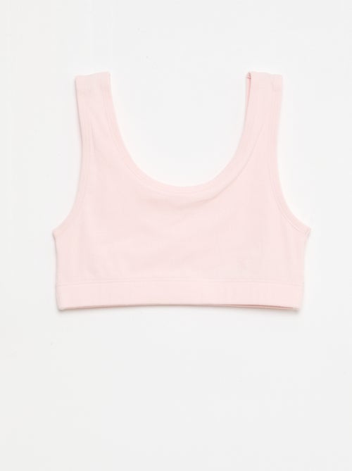 Set di brassiere in maglia a costine - Kiabi