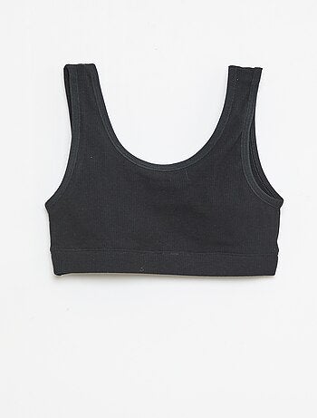 Set di brassiere in maglia a costine