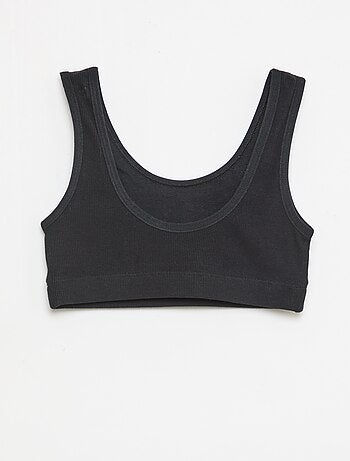 Set di brassiere in maglia a costine