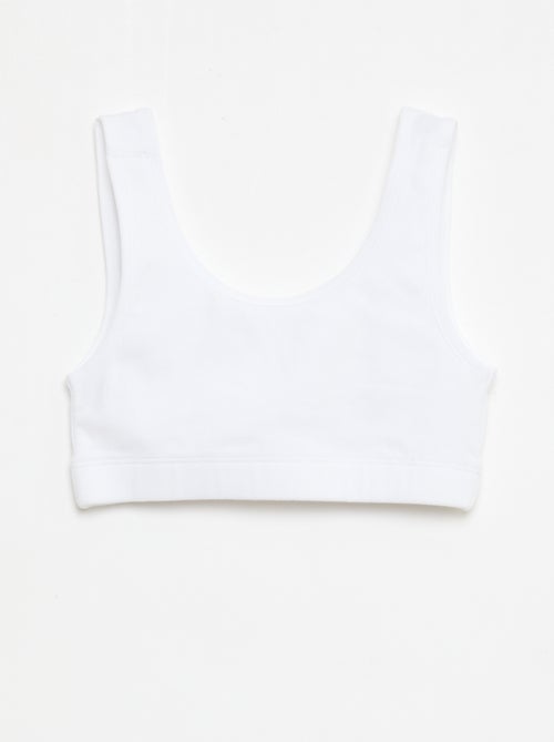 Set di brassiere in maglia a costine - Kiabi