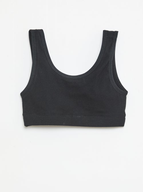 Set di brassiere in maglia a costine - Kiabi