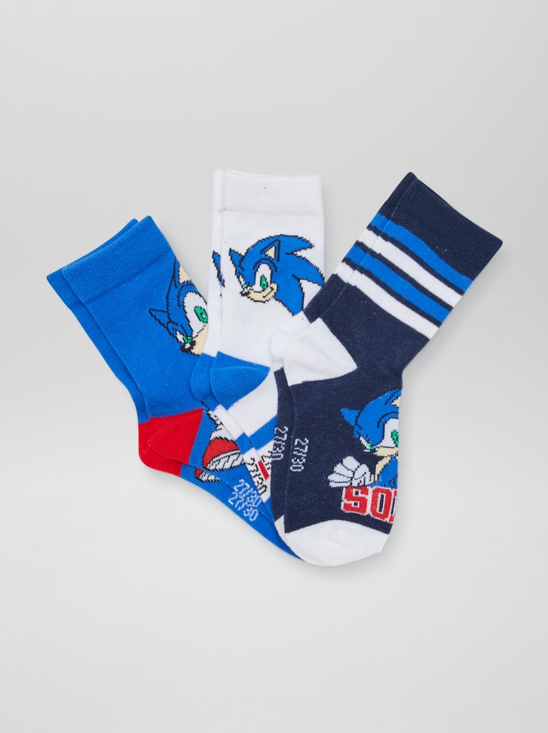 Set di calzini 'Sonic' - 3 paia BLU - Kiabi