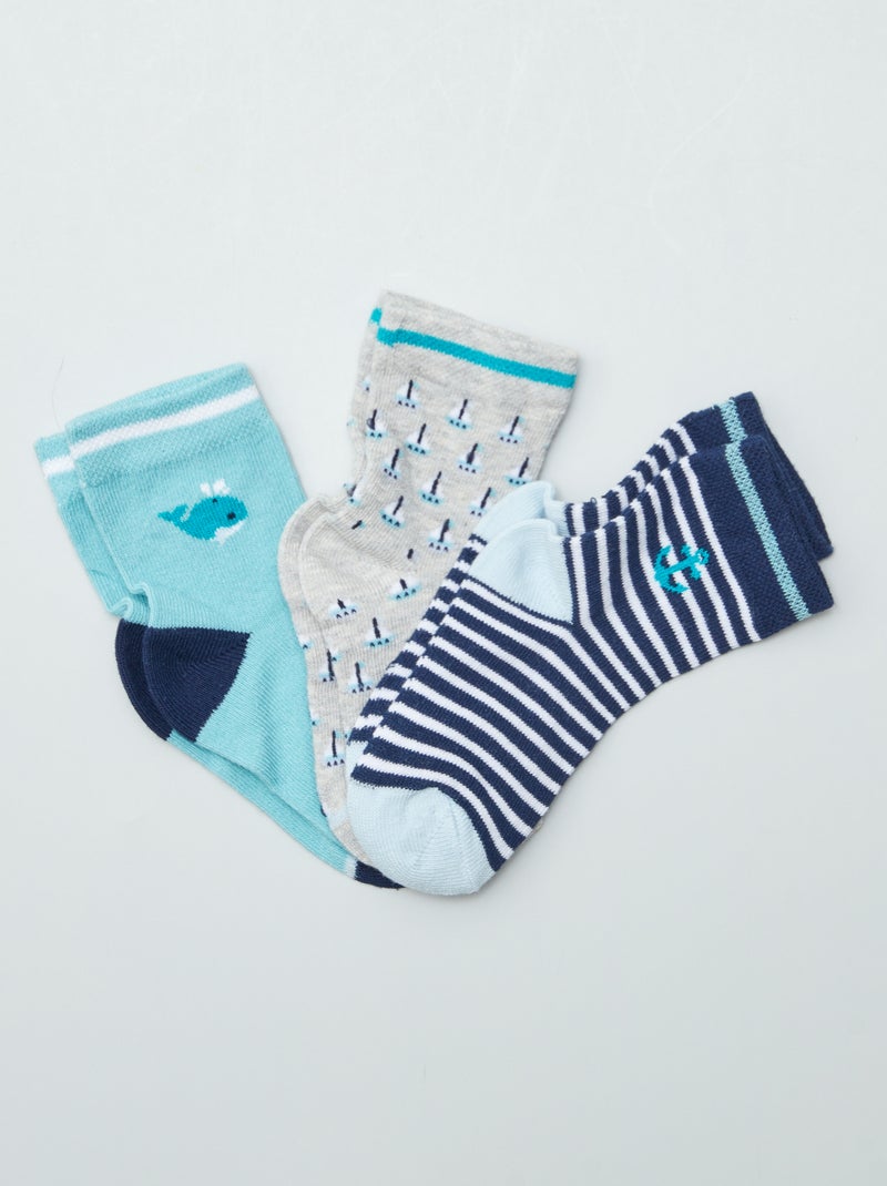 Set di calzini stampati BLU - Kiabi