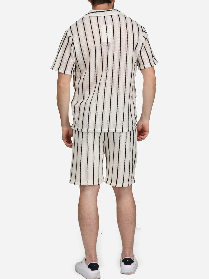 Set di camicie da infilare - Frilivin Bianco Nero - Kiabi