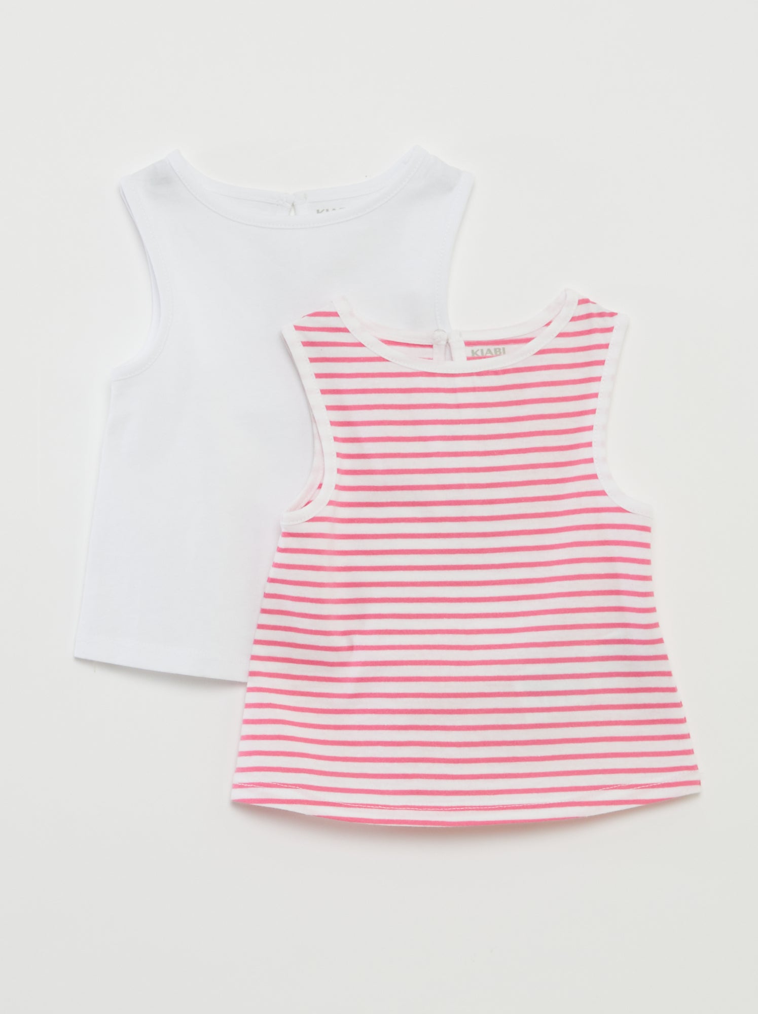 NEXT Confezione 3 Canotte Donna Con Spalline Larghe - Blu, Écru, Albicocca
