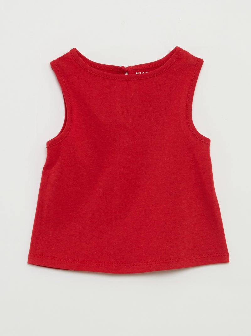 Set di canotte con spalline larghe BIANCO - Kiabi