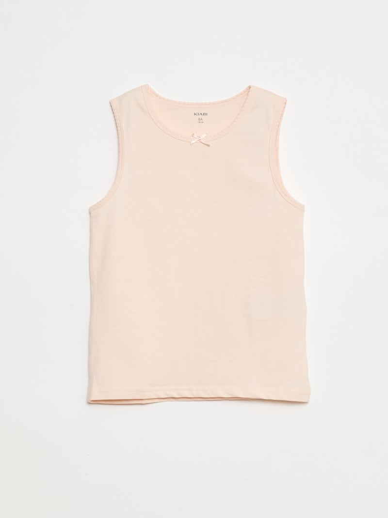 Set di canotte con spalline larghe Blu - Kiabi