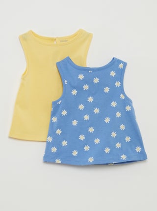 Set di canotte con spalline larghe
