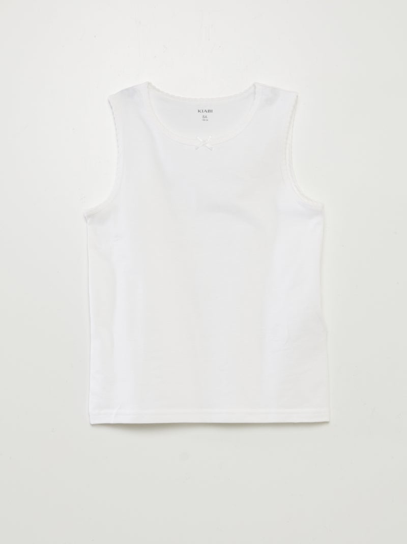 Set di canotte con spalline larghe NERO - Kiabi