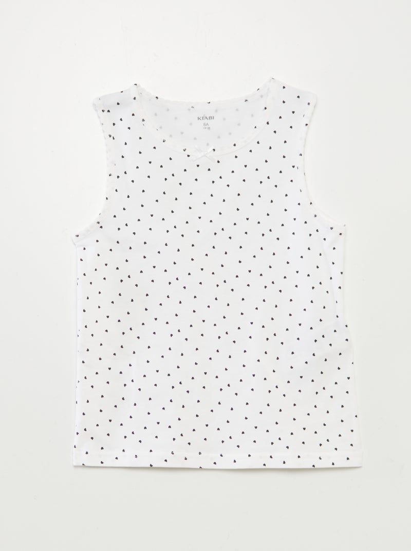 Set di canotte con spalline larghe NERO - Kiabi