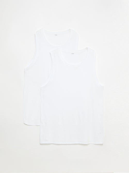 Set di canottiere in maglia jersey - 2 pezzi - Kiabi