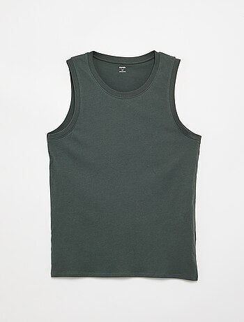 Set di canottiere in maglia jersey - 2 pezzi