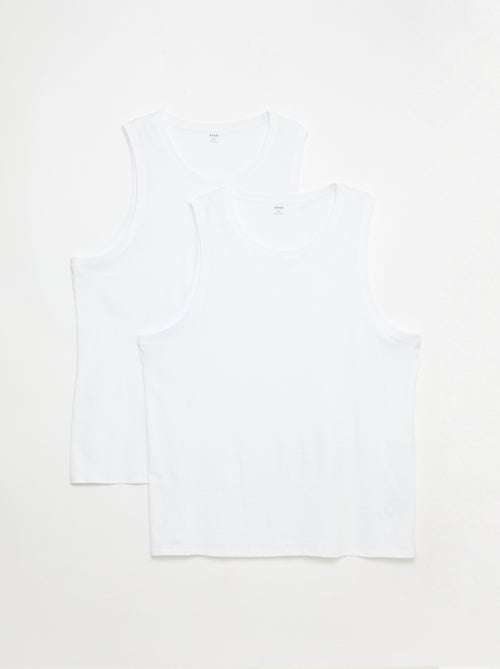 Set di canottiere in maglia jersey - Kiabi