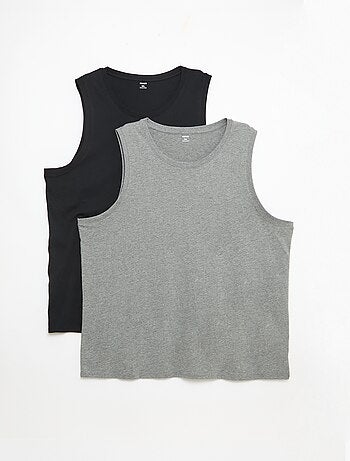 Set di canottiere in maglia jersey