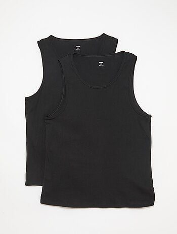 Set di canottiere in maglia jersey