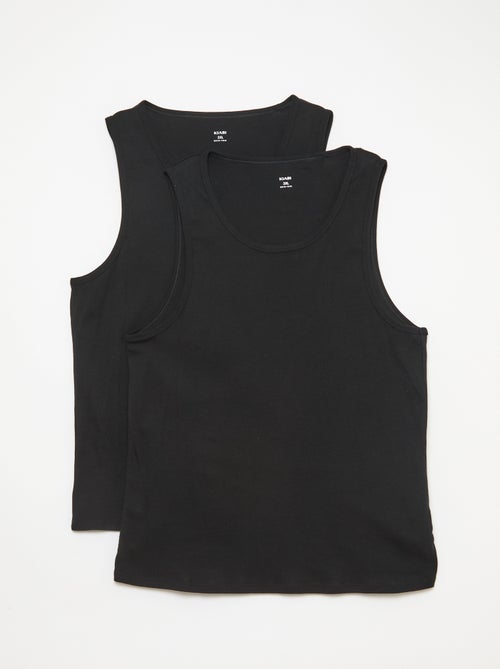 Set di canottiere in maglia jersey - Kiabi
