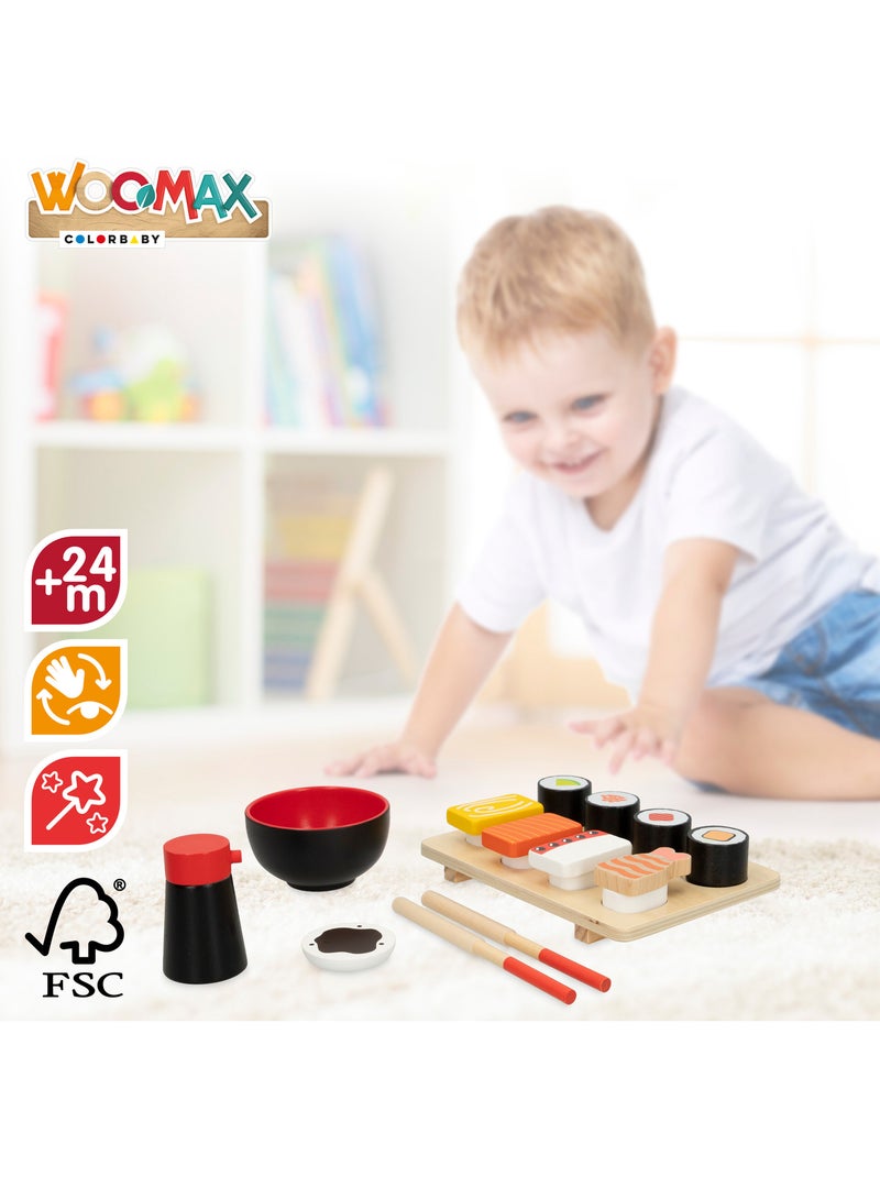 Set di cibo per sushi in legno WOOMAX N/D - Kiabi