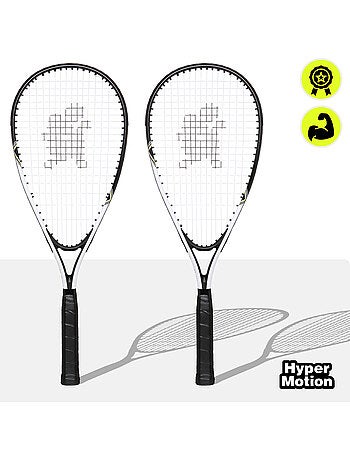 Set di crossminton HyperMotion – 2 racchette, 5 volani, borsa da trasporto