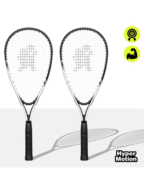 Set di crossminton HyperMotion – 2 racchette, 5 volani, borsa da trasporto - Kiabi Set di crossminton HyperMotion – 2 racchette, 5 volani, borsa da trasporto - Kiabi